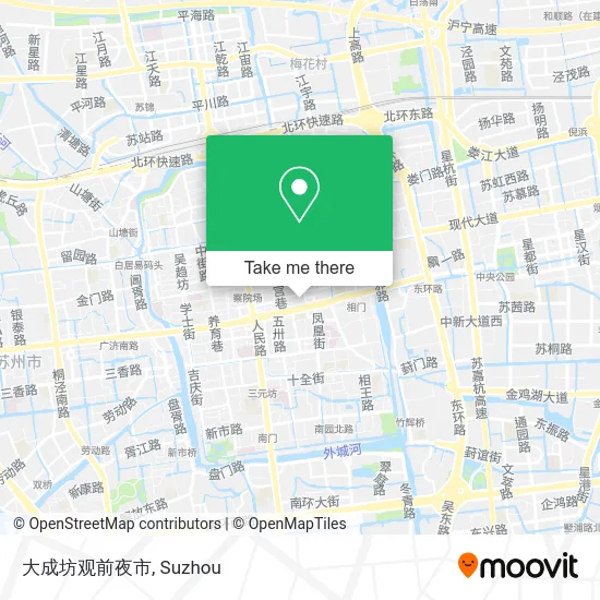 大成坊观前夜市 map