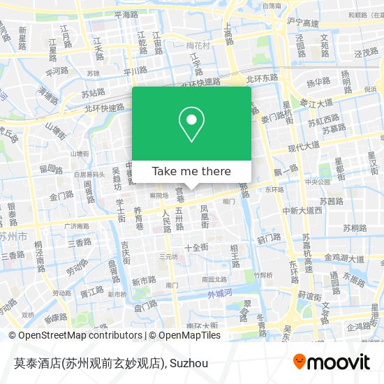 莫泰酒店(苏州观前玄妙观店) map