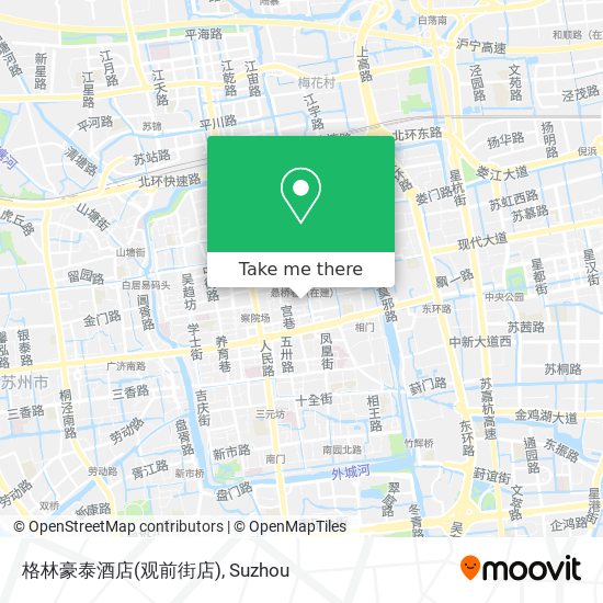 格林豪泰酒店(观前街店) map