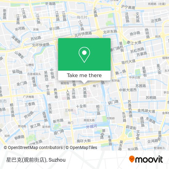 星巴克(观前街店) map