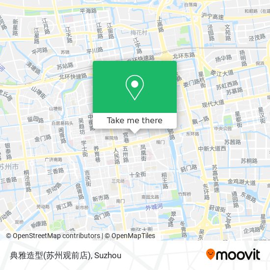 典雅造型(苏州观前店) map