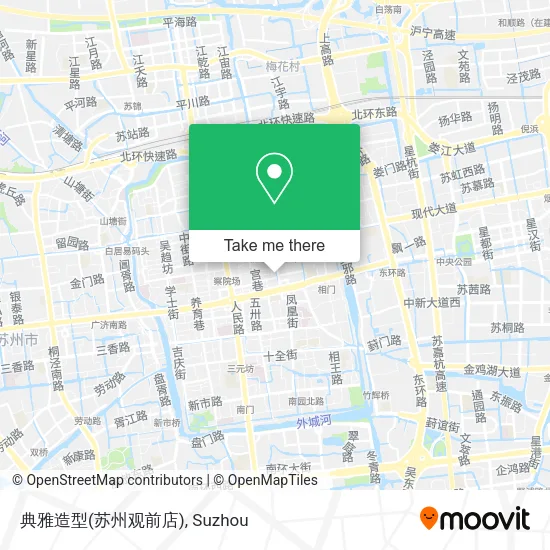 典雅造型(苏州观前店) map