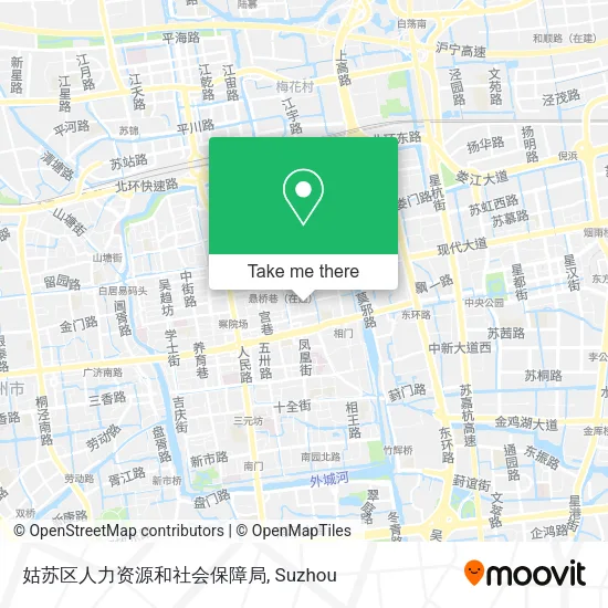 姑苏区人力资源和社会保障局 map