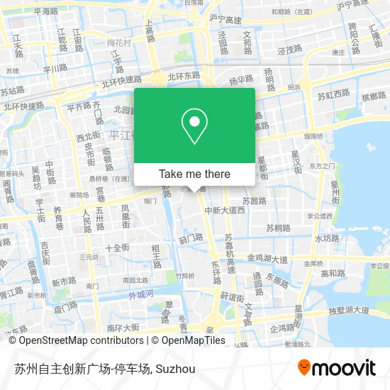 苏州自主创新广场-停车场 map