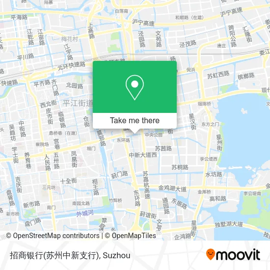 招商银行(苏州中新支行) map