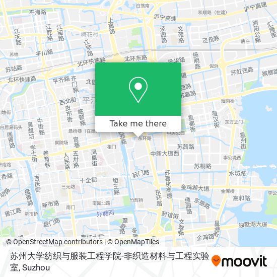 苏州大学纺织与服装工程学院-非织造材料与工程实验室 map