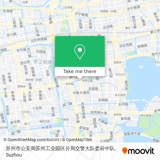 苏州市公安局苏州工业园区分局交警大队娄葑中队 map