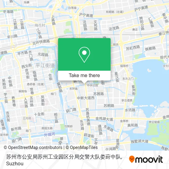 苏州市公安局苏州工业园区分局交警大队娄葑中队 map