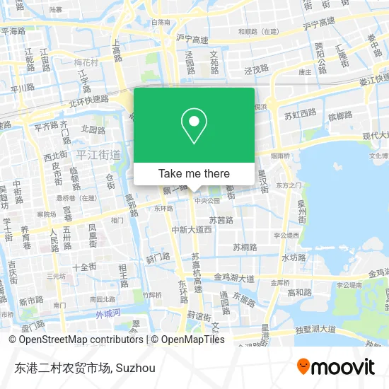 东港二村农贸市场 map