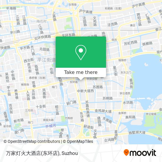 万家灯火大酒店(东环店) map
