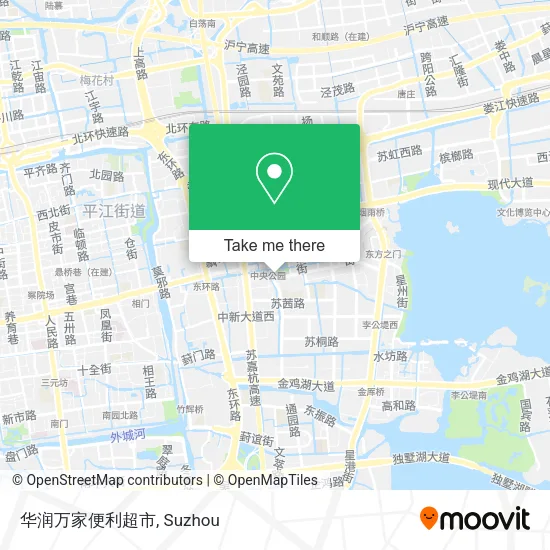 华润万家便利超市 map