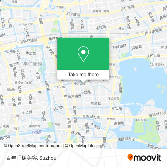 百年香榭美容 map