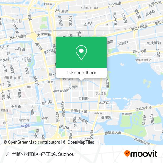 左岸商业街B区-停车场 map
