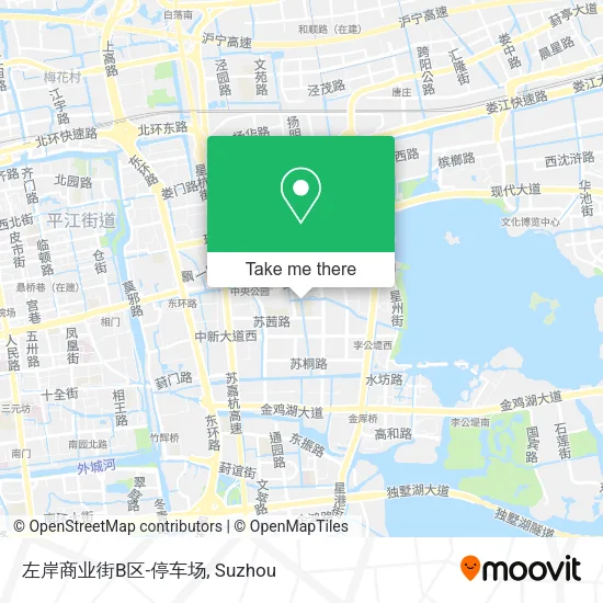 左岸商业街B区-停车场 map