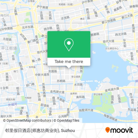 邻里假日酒店(师惠坊商业街) map