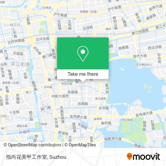 指尚花美甲工作室 map