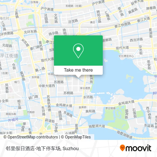 邻里假日酒店-地下停车场 map