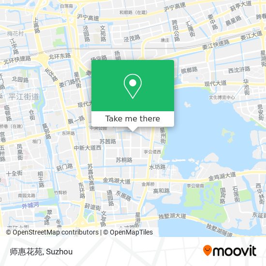 师惠花苑 map