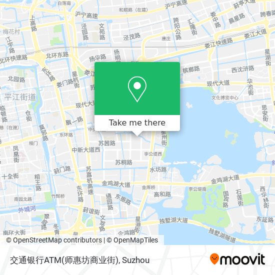 交通银行ATM(师惠坊商业街) map