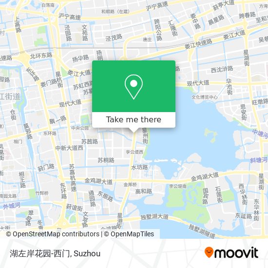湖左岸花园-西门 map