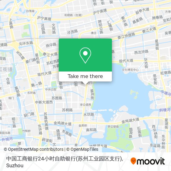 中国工商银行24小时自助银行(苏州工业园区支行) map