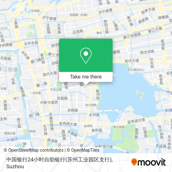 中国银行24小时自助银行(苏州工业园区支行) map