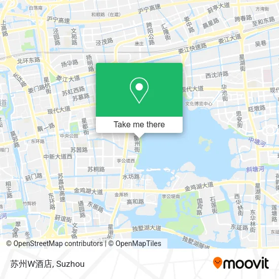 苏州W酒店 map