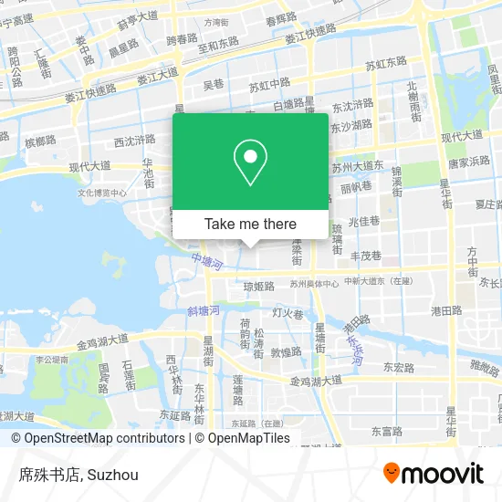 席殊书店 map