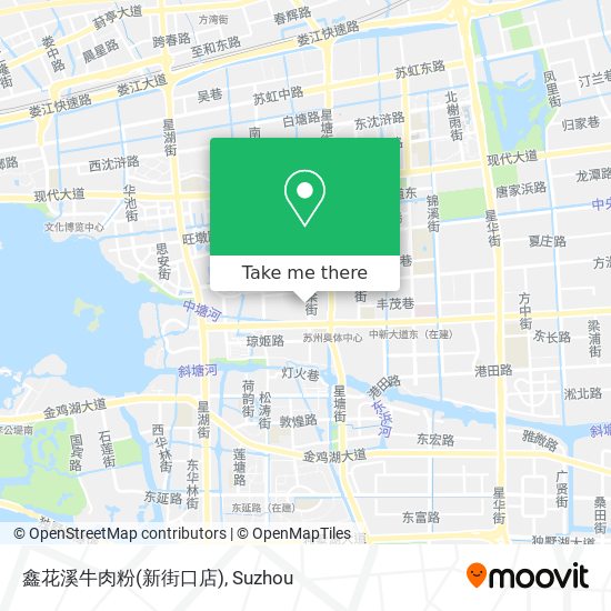 鑫花溪牛肉粉(新街口店) map