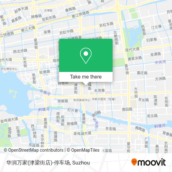 华润万家(津梁街店)-停车场 map