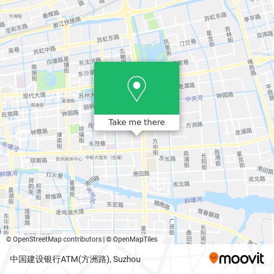 中国建设银行ATM(方洲路) map