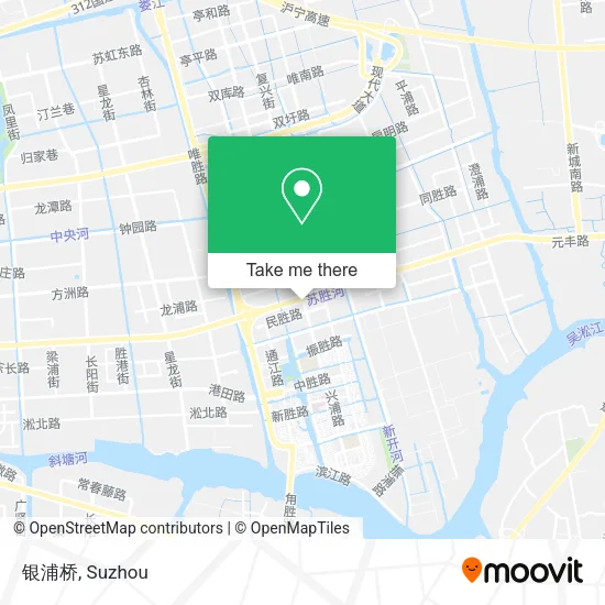 银浦桥 map