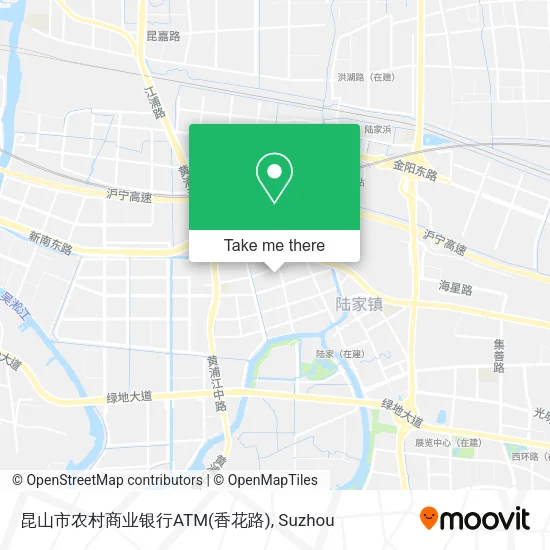 昆山市农村商业银行ATM(香花路) map