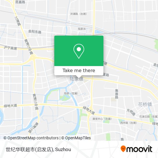 世纪华联超市(启发店) map