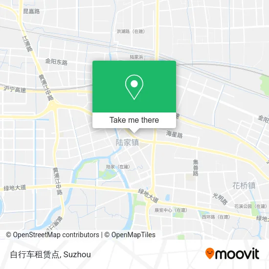 自行车租赁点 map
