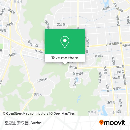 皇冠山安乐园 map