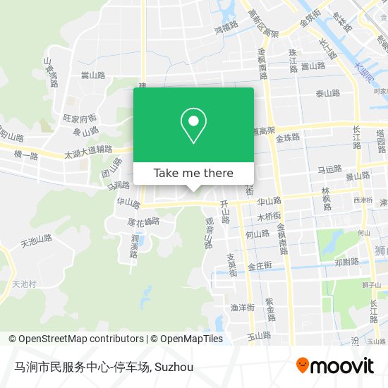 马涧市民服务中心-停车场 map