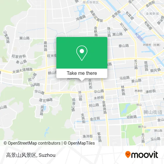 高景山风景区 map