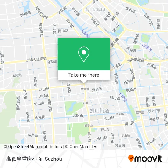 高低凳重庆小面 map