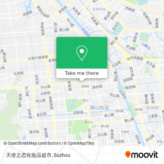 天使之恋化妆品超市 map