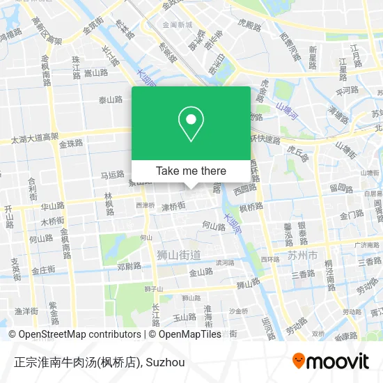 正宗淮南牛肉汤(枫桥店) map