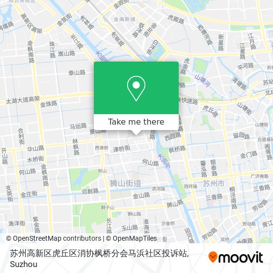 苏州高新区虎丘区消协枫桥分会马浜社区投诉站 map