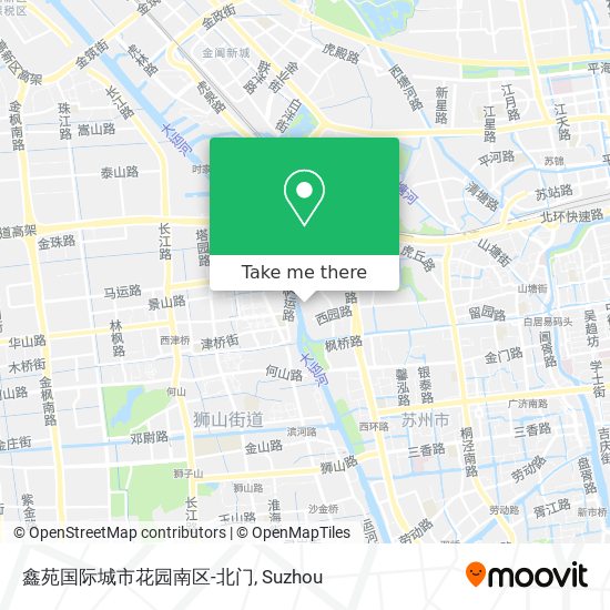 鑫苑国际城市花园南区-北门 map