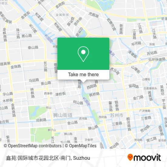 鑫苑·国际城市花园北区-南门 map