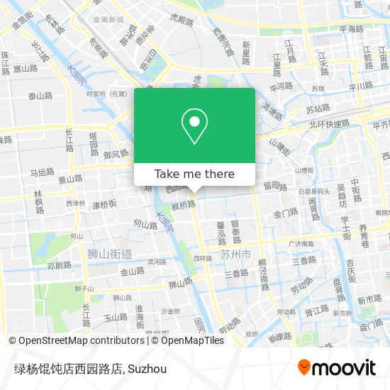 绿杨馄饨店西园路店 map