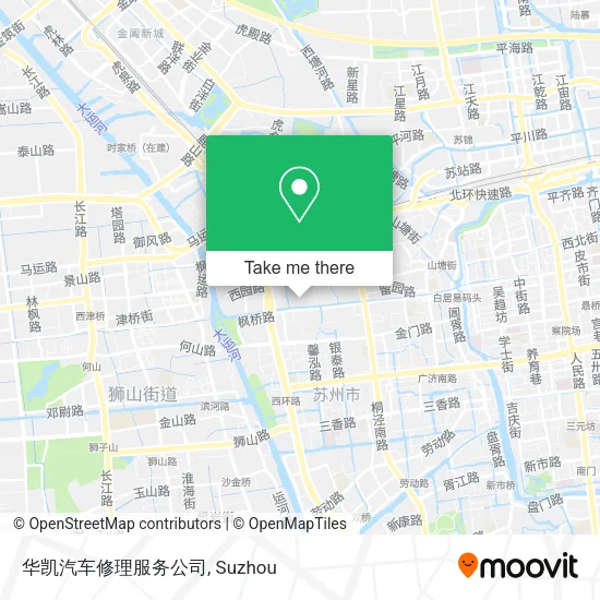 华凯汽车修理服务公司 map