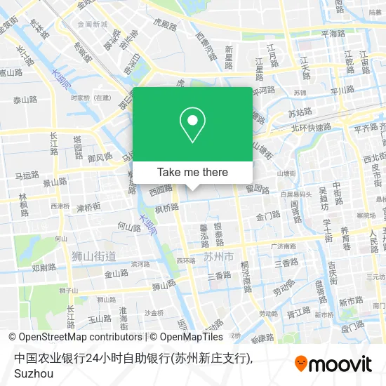 中国农业银行24小时自助银行(苏州新庄支行) map