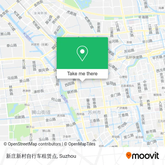 新庄新村自行车租赁点 map