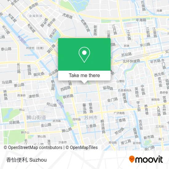 香怡便利 map
