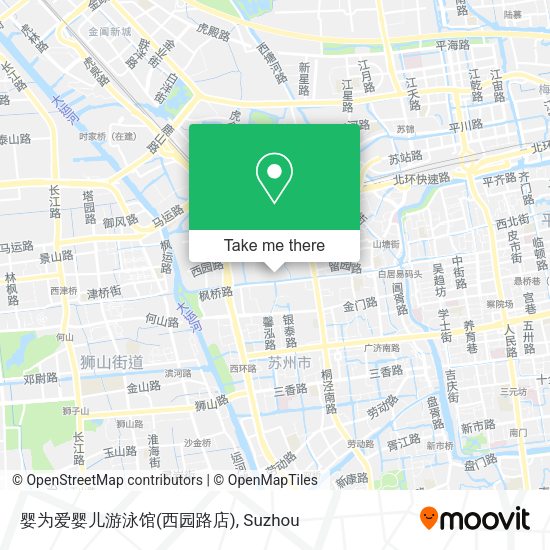 婴为爱婴儿游泳馆(西园路店) map